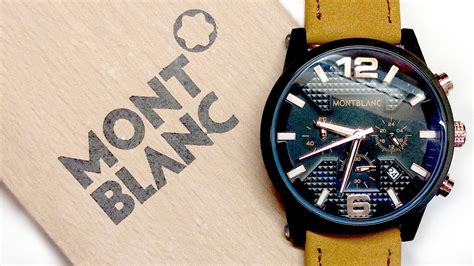 how to spot a fake mont blanc watch|mont blanc timewalker automatic.